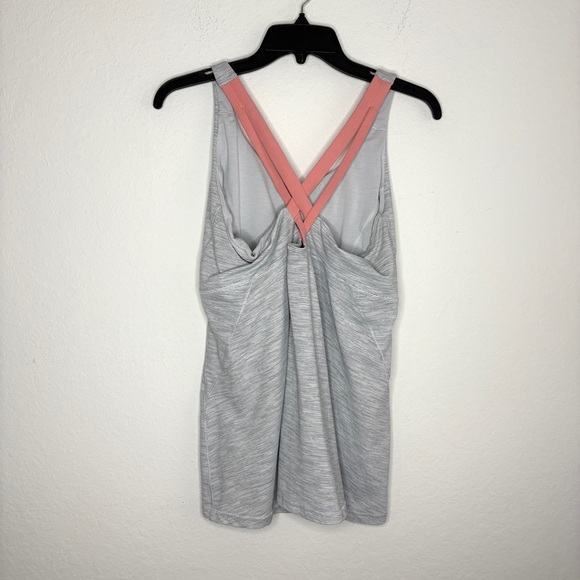 Lululemon Stash N Run Tank Gray and Coral Size 12 Athletic - Picture 8 of 10